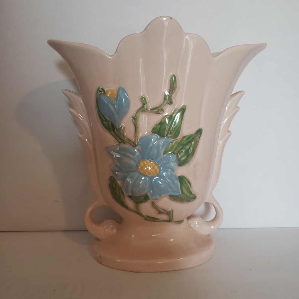 Hull Pink Magnolia Vase, Circa 1940's